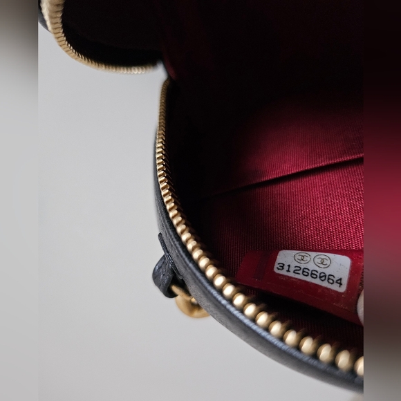 Chanel Black Quilted Round Crossbody with Three-tone Chain Strap - Picture 12 of 12